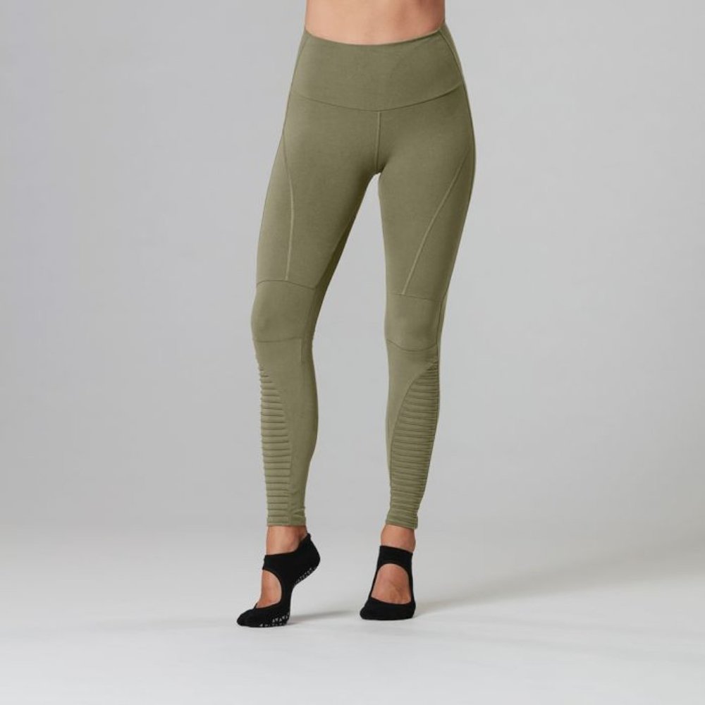 NWT Tavi Noir MOTO Leggings Olive